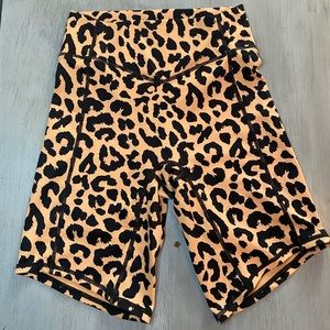 Balance Athletica Kingdom Cheetah biker shorts